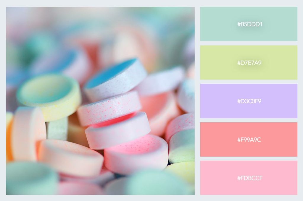 Đặc điểm nổi bật của màu pastel