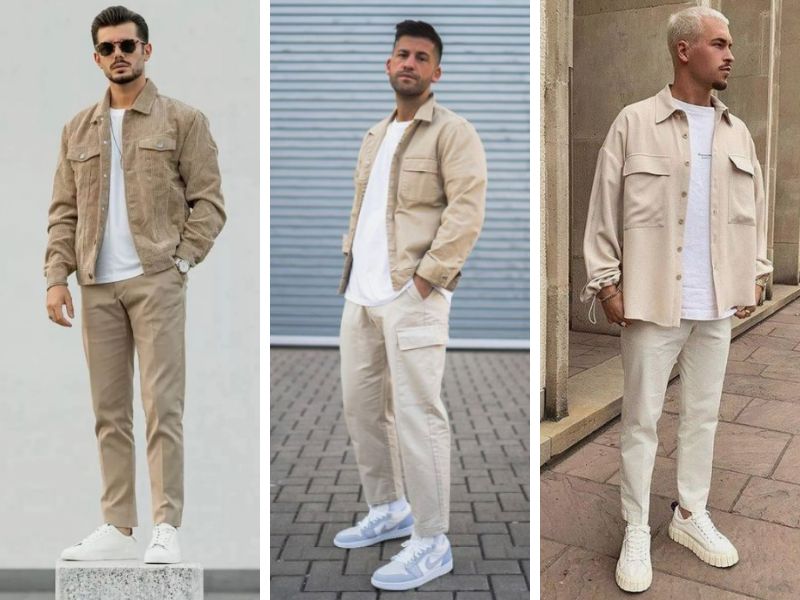 Phối beige theo phong cách tone on tone