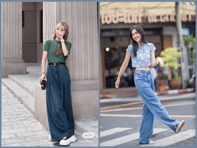 Cách phối đồ nữ đi chơi với quần jean