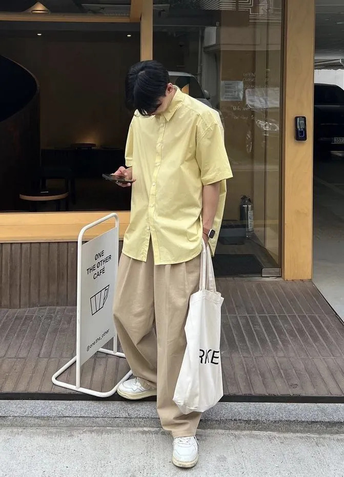Vàng nhạt phối với màu be